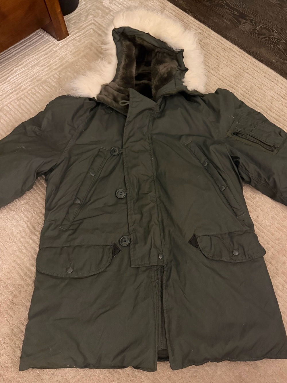 Military Extreme Cold Weather Parka Size Small